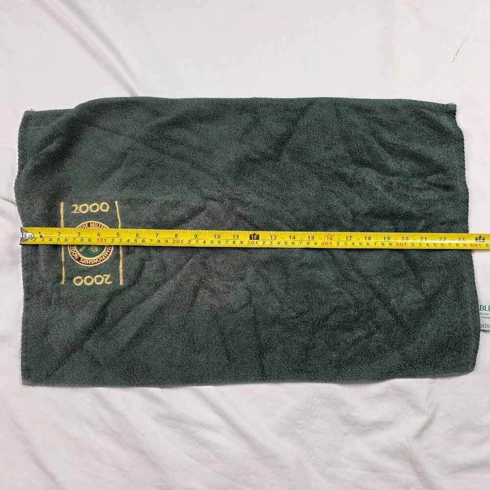 Vintage Wimbledon The Millennium Championships 2000 Green Towel Home Sports